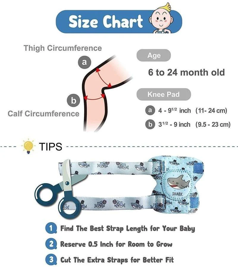 (Bird) Baby Knee Pads for Crawling | Protector for Toddler, Infant, Girl, Boy - Image 6
