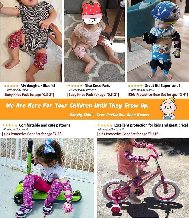 (Black) Baby Knee Pads for Crawling | Protector for Toddler, Infant, Girl, Boy - Image 8