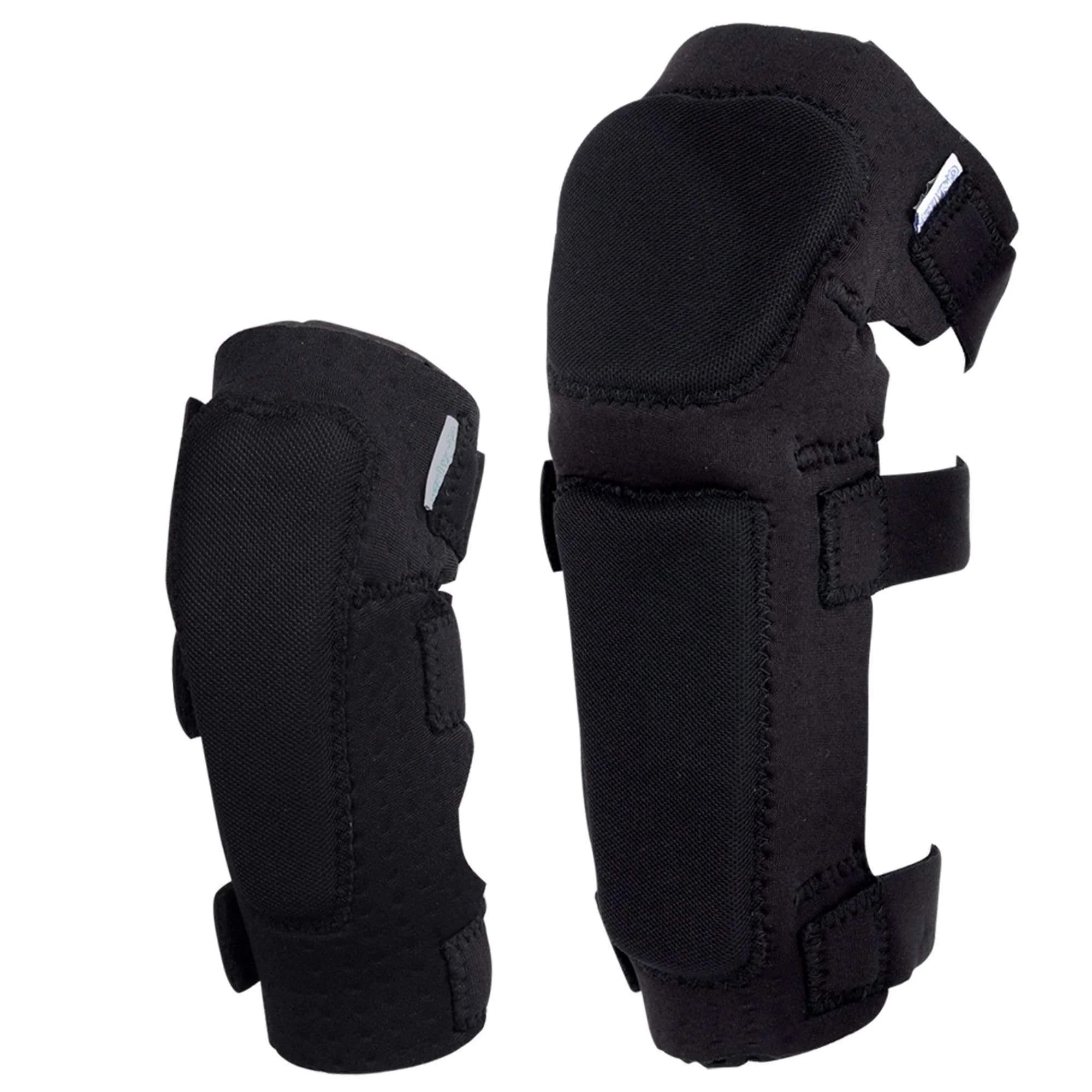 [2nd Gen.] Innovative Soft Kids Elbow and Knee Pads with Bike Gloves (Black) - Image 8