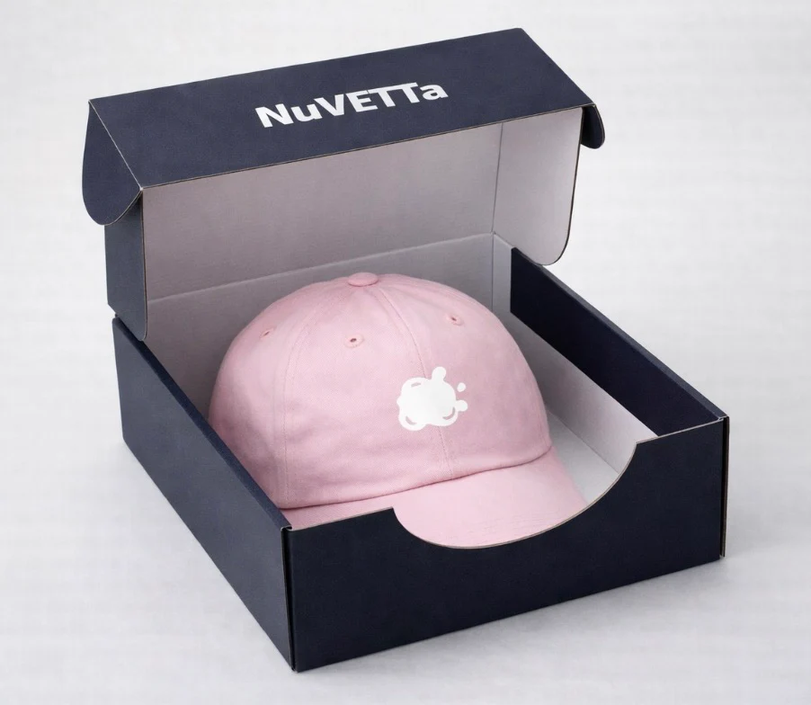 NuVETTa Baseball Pink Cap - Image 5