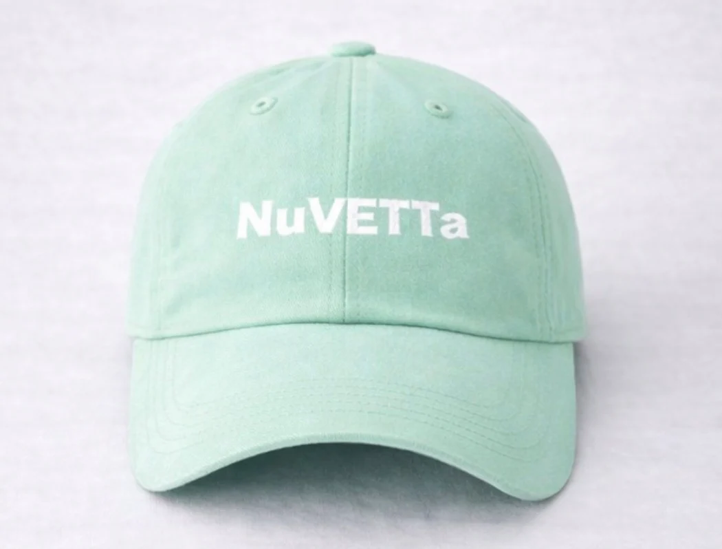 NuVETTa Baseball Mint Green Cap
