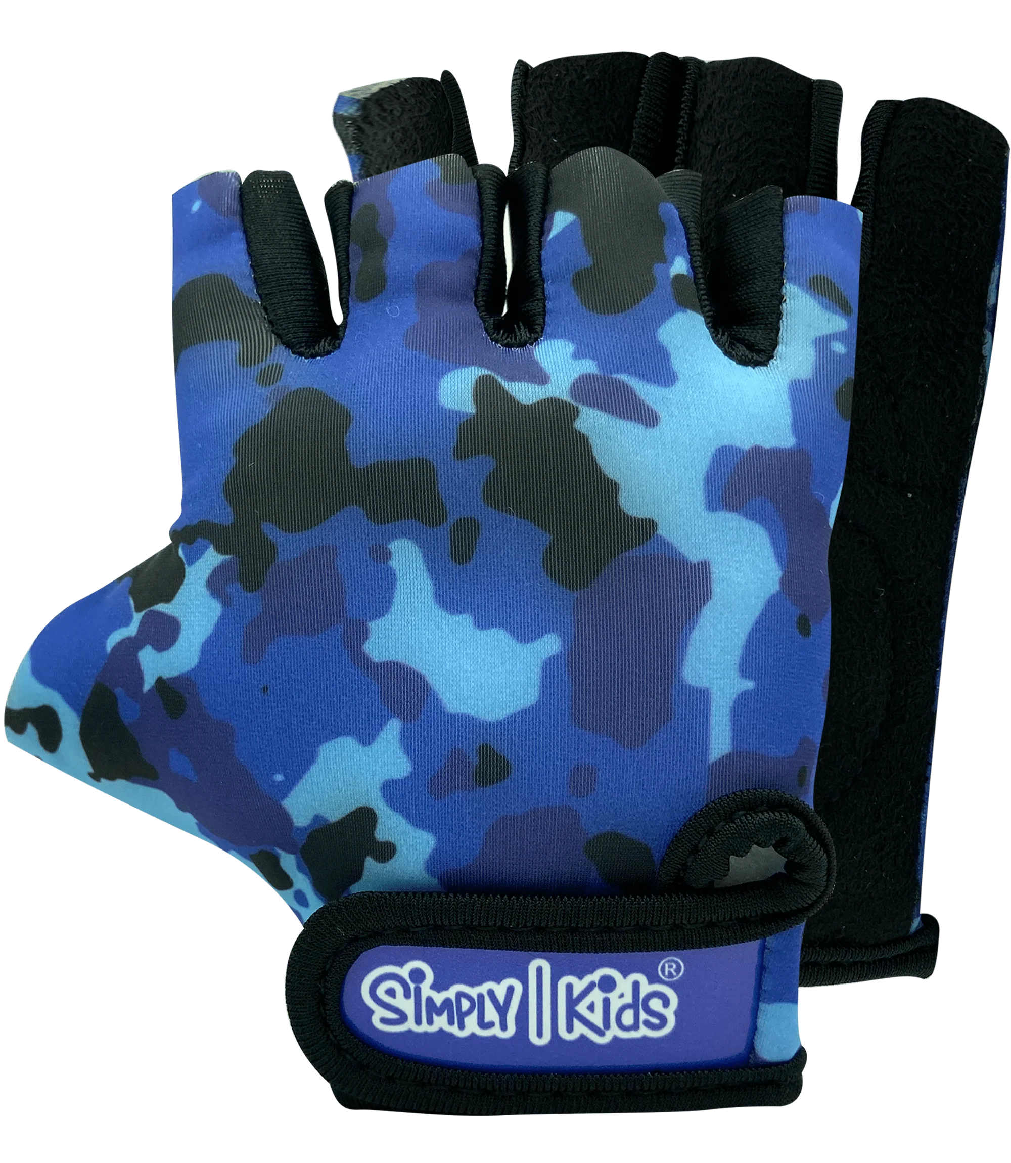 (Ocean Camo) Kids Bike Gloves - Image 11