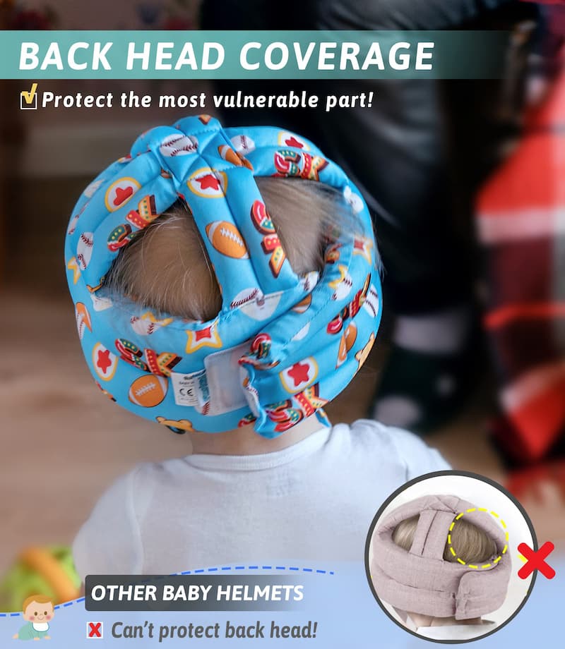 (🦈 Shark) Baby Helmet for Crawling | Baby Head Protector - Image 3