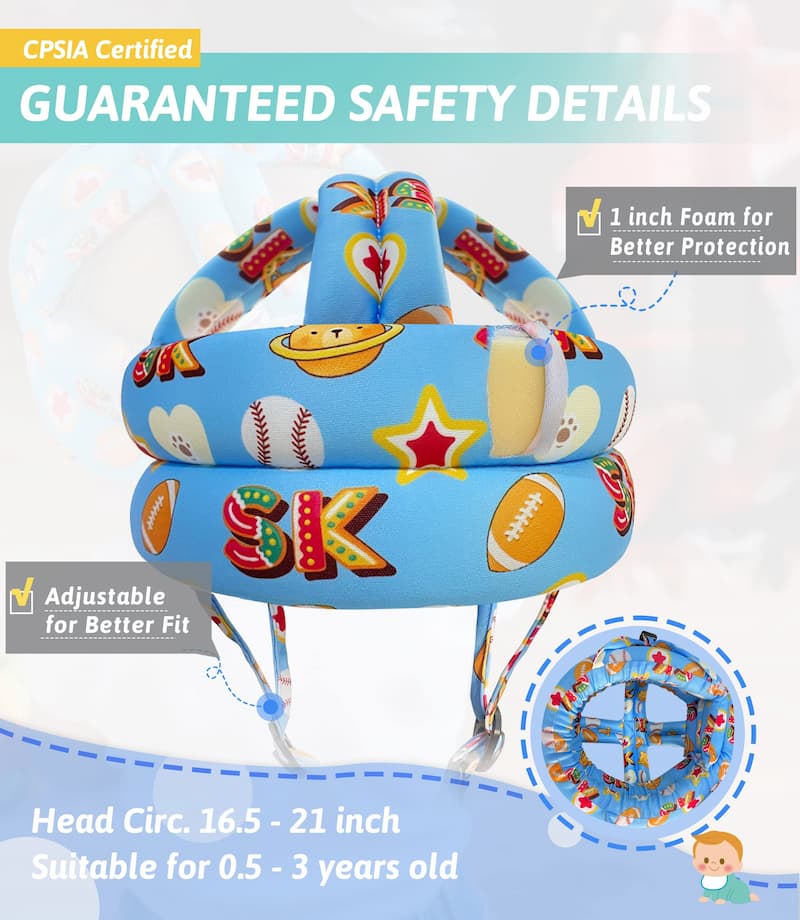 (🦈 Shark) Baby Helmet for Crawling | Baby Head Protector - Image 6