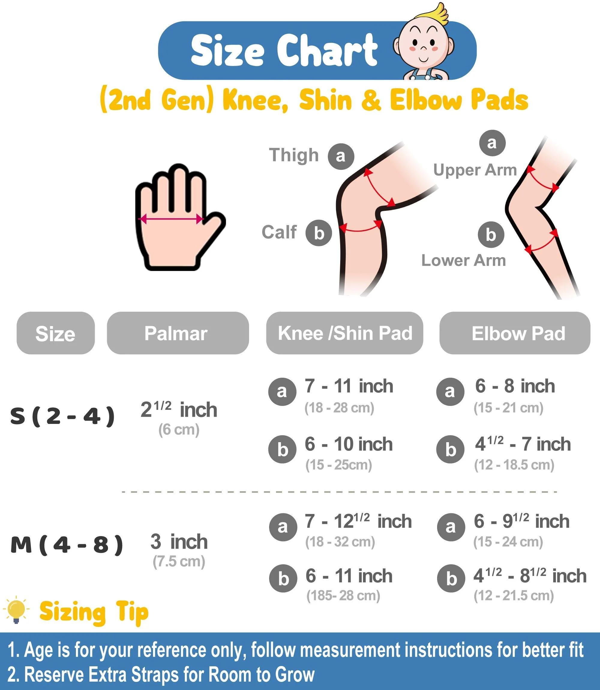 [2nd Gen.] Innovative Soft Kids Elbow and Knee Pads with Bike Gloves (Snow Camouflage) - Image 4