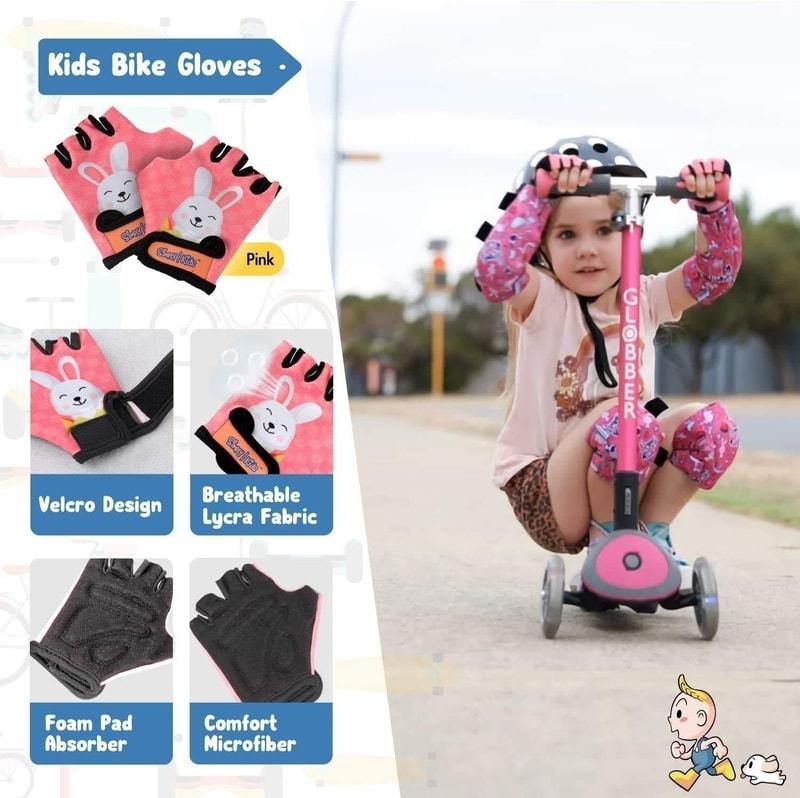 [1st Gen.] Innovative Soft Kids Elbow and Knee Pads with Bike Gloves (🦄 Unicorn) - Image 4